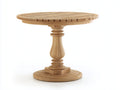 Table de jardin - Bois - 112 x 112 x 75 cm - Bois clair - Classique