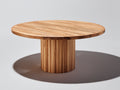 Table de jardin - Bois - 130 x 130 x 76 cm - Bois naturel - Contemporain