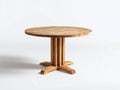 Table de jardin - Bois - 110 x 110 x 74 cm - Bois naturel - Rustique
