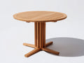 Table de jardin - Bois - 120 x 120 x 75 cm - Bois naturel - Contemporain